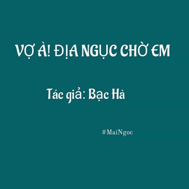 Vợ à! Địa ngục chờ em